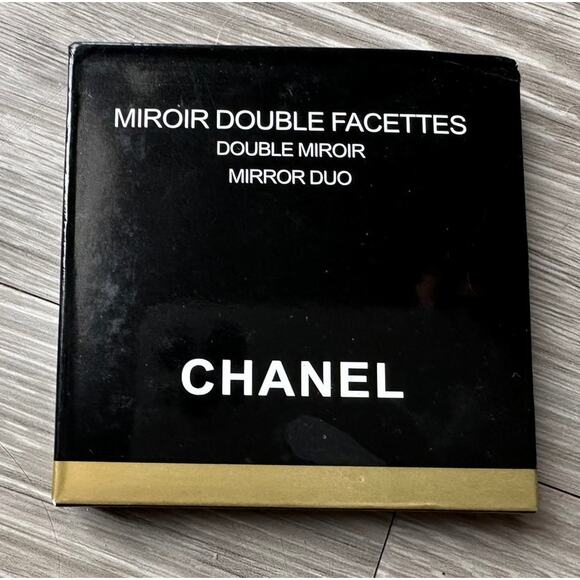 Black Chanel Double Mirror Compact - New in Box - Picture 4 of 7